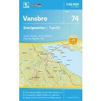 Norstedts Zweden Topografische Wandelkaart 74 Vansbro