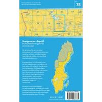 Norstedts Zweden Topografische Wandelkaart 75 Leksand