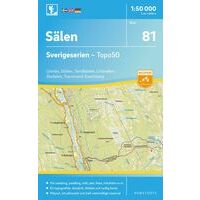 Norstedts Zweden Topografische wandelkaart 81 Sälen