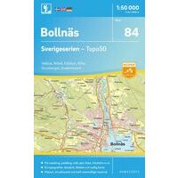 Norstedts Zweden Topografische Wandelkaart 84 Bollnäs