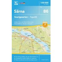 Norstedts Zweden Topografische Wandelkaart 86 Särna