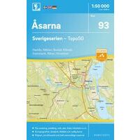 Norstedts Zweden Topografische Wandelkaart 93 Asarna