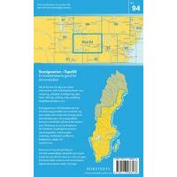 Norstedts Zweden Topografische Wandelkaart 94 Ange