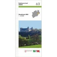 NRW Wanderkarte Wandelkaart 62 Paderborner Land Sued 1:25.000