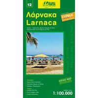 Orama Larnaca Cyprus 1:100.000 Fietskaart