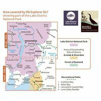 Ordnance Survey Wandelkaart OL7 Active Explorer English Lakes Southeast
