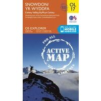 Ordnance Survey Wandelkaart OL17 Active Explorer Snowdon