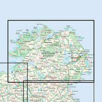 Ordnance Survey Ierland Wegenkaart Noord-Ierland