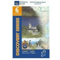 Ordnance Survey Ierland Topografische Kaart D06 Donegal Centre