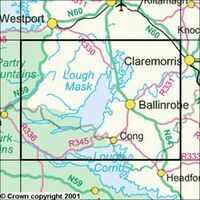 Ordnance Survey Ierland Topografische Kaart D38 Galway Mayo