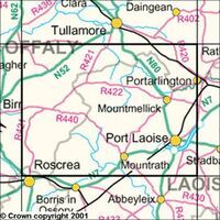 Ordnance Survey Ierland Topografische Kaart D54 Port Laoise