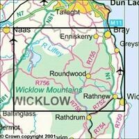 Ordnance Survey Ierland Topografische Kaart D56 Wicklow Dublin Kildare