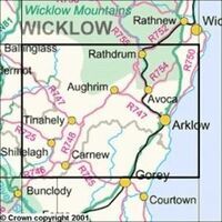 Ordnance Survey Ierland Topografische Kaart D62 Carlow Wexford Wicklow