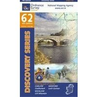 Ordnance Survey Ierland Topografische kaart D62 Carlow Wexford Wicklow