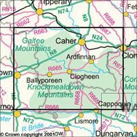 Ordnance Survey Ierland Topografische Kaart D74 Cork Limerick