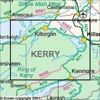 Ordnance Survey Ierland Topografische Kaart D78 Kerry