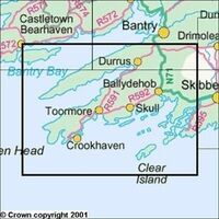 Ordnance Survey Ierland Topografische Kaart D88 Cork