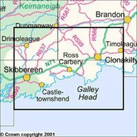 Ordnance Survey Ierland Topografische Kaart D89 Cork Skibbereen
