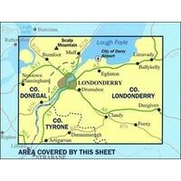 Ordnance Survey Northern Ireland Wandelkaart Discovery 07 Londonderry