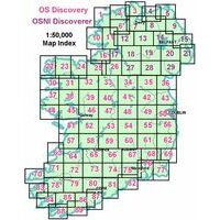 Ordnance Survey Northern Ireland Wandelkaart Discovery 09 Larne & Ballymena