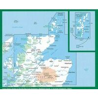Ordnance Survey Wegenkaart 1 Schotland Noord