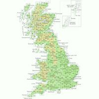 Ordnance Survey Wandelkaart 022 Benbecula & South Uist