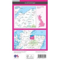 Ordnance Survey Wandelkaart 027 Nairn & Forres