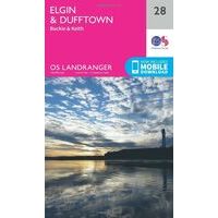 Ordnance Survey Wandelkaart 028 Elgin & Dufftown