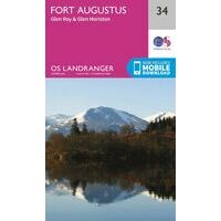 Ordnance Survey Wandelkaart 034 Fort Augustus