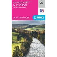 Ordnance Survey Wandelkaart 036 Grantown - Aviemore