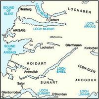 Ordnance Survey Wandelkaart 040 Mallaig & Glenfinnan