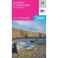 Ordnance Survey Wandelkaart 054 Dundee & Montrose