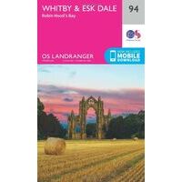 Ordnance Survey Wandelkaart 094 Whitby - Esk Dale