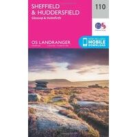 Ordnance Survey Wandelkaart 110 Sheffield & Huddersfield 