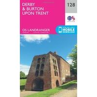 Ordnance Survey Wandelkaart 128 Derby & Burton Upon Trent