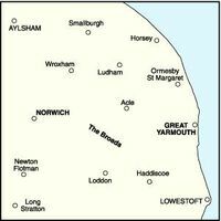 Ordnance Survey Wandelkaart 134 Norwich & The Broads