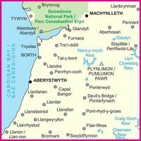 Ordnance Survey Wandelkaart 135 Aberystwyth - Machynlleth