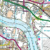 Ordnance Survey Wandelkaart 177 East London