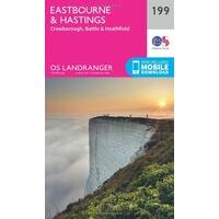 Ordnance Survey Wandelkaart 199 Eastbourne - Hastings