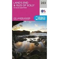 Ordnance Survey Wandelkaart 203 Land's End & Isles Of Scilly