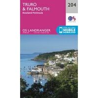 Ordnance Survey Wandelkaart 204 Truro & Falmouth