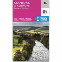 Ordnance Survey Wandelkaart Active 36 Grantown Aviemore 1:50.000