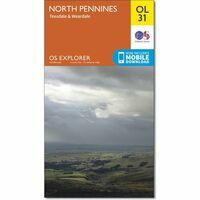Ordnance Survey Wandelkaart Explorer 031 North Pennines - Teesdale & Weardale