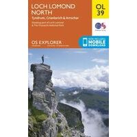 Ordnance Survey Wandelkaart OL39 Explorer Loch Lomond North