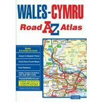 Ordnance Survey Wegenatlaz Wales A-Z Regional Road Atlas