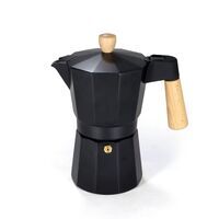 Origin Outdoors Espresso Maker Bellanapoli 6 Cup Real Wooden Handl