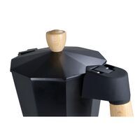 Origin Outdoors Espresso Maker Bellanapoli 6 Cup Real Wooden Handl