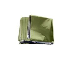 Origin Outdoors Survival Blanket 'Olive/Silver' XL