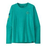 Patagonia W's L/S Cap Cool Daily Graphic Shirt - Water