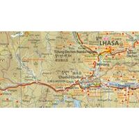 Reise Know How Wegenkaart Tibet & Lhasa Vallei